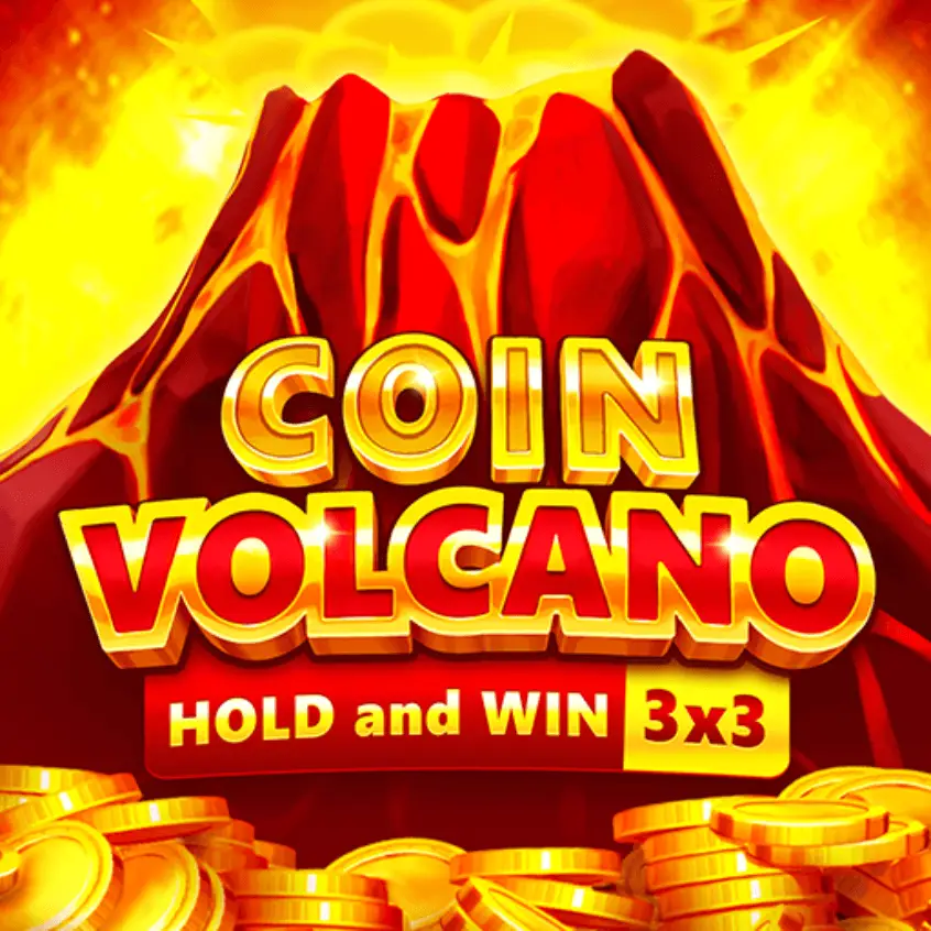 Coin Volcano slot machine with a coin volcano